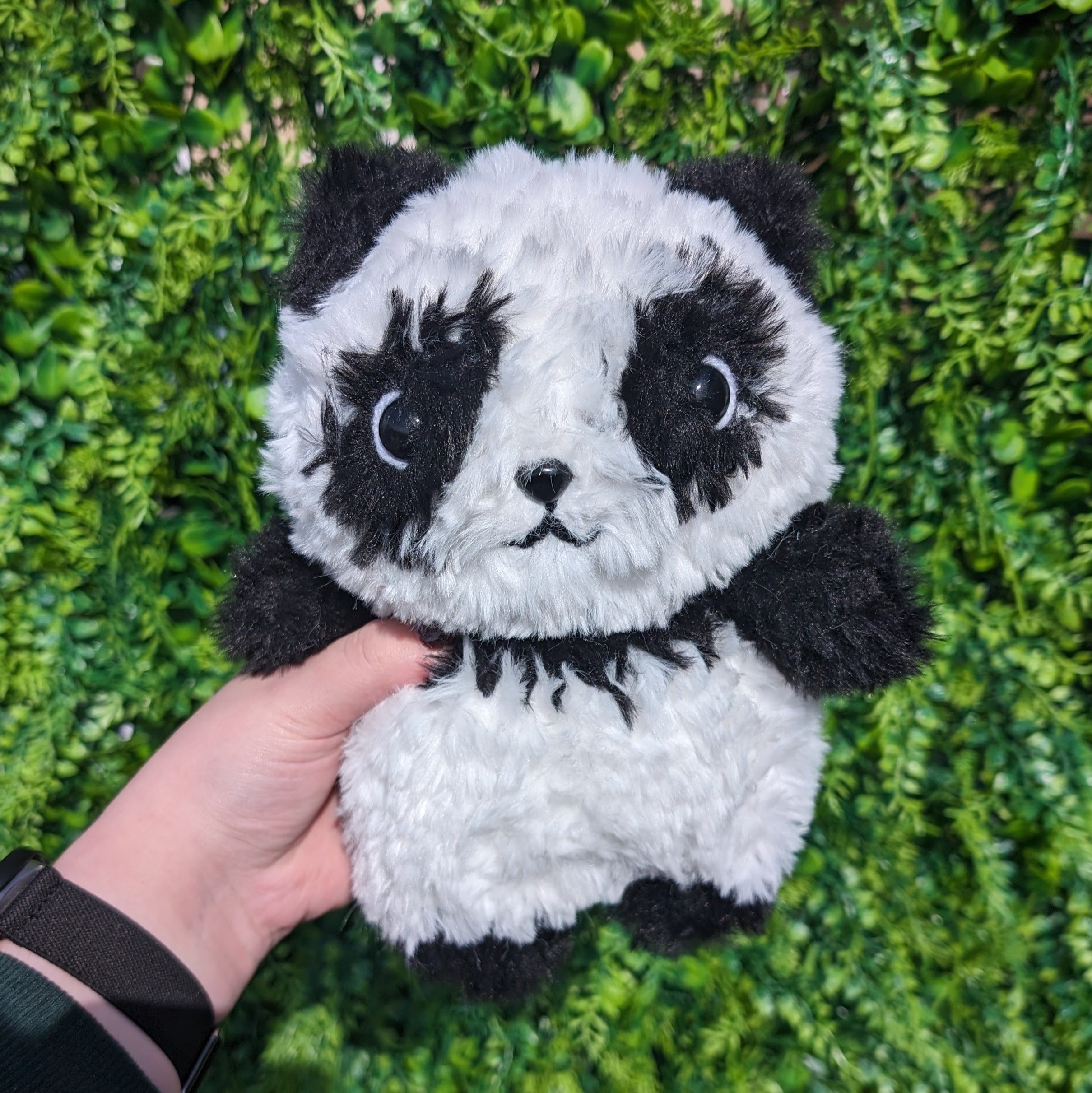 Crochet panda popular plushie