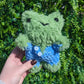 Fluffy Frog Crochet Plushie