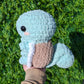 Jumbo Fuzzy Water Turtle Pocket Monster Crochet Plushie [Archived]