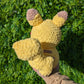 Jumbo Fuzzy Electric Mouse Pocket Monster Crochet Plushie