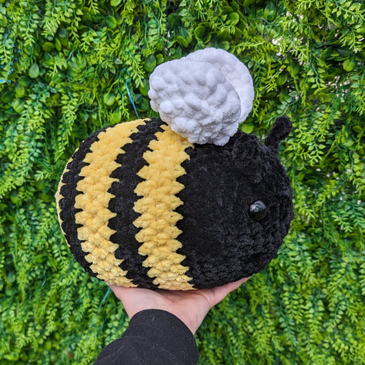 CUSTOM ORDER Jumbo Bee Crochet Plushie