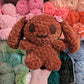 MADE TO ORDER Jumbo Kawaii Japanese Brown Puppy Dog Bunny Crochet Plushie