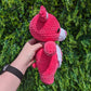 Pink Stoney Bear Crochet Plushie