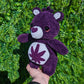 Purple Stoney Bear Crochet Plushie