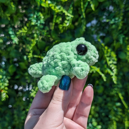 Baby Frog Crochet Plushie