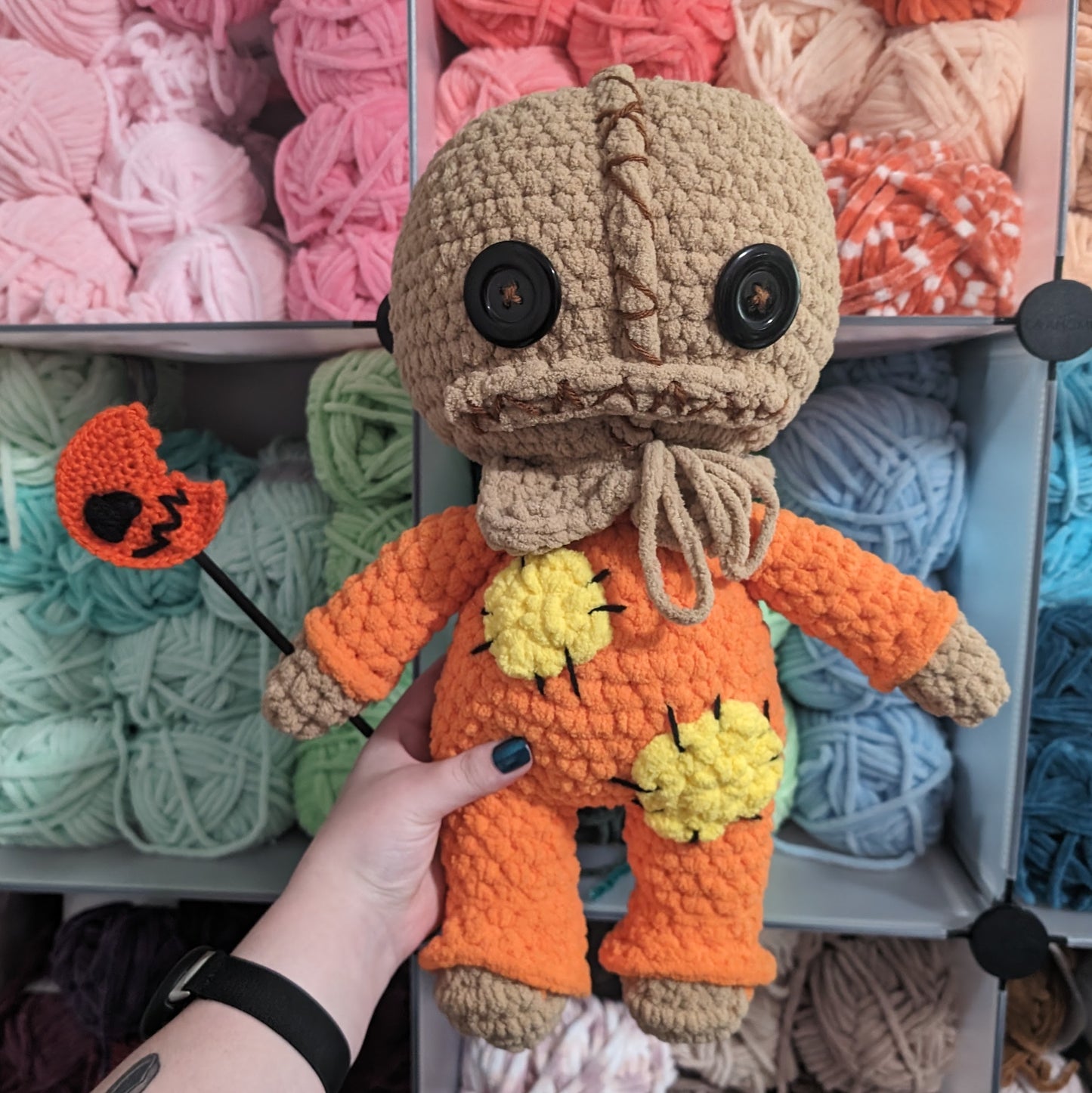 Jumbo Cuddly Slasher Sam Crochet Plushie [Archived]