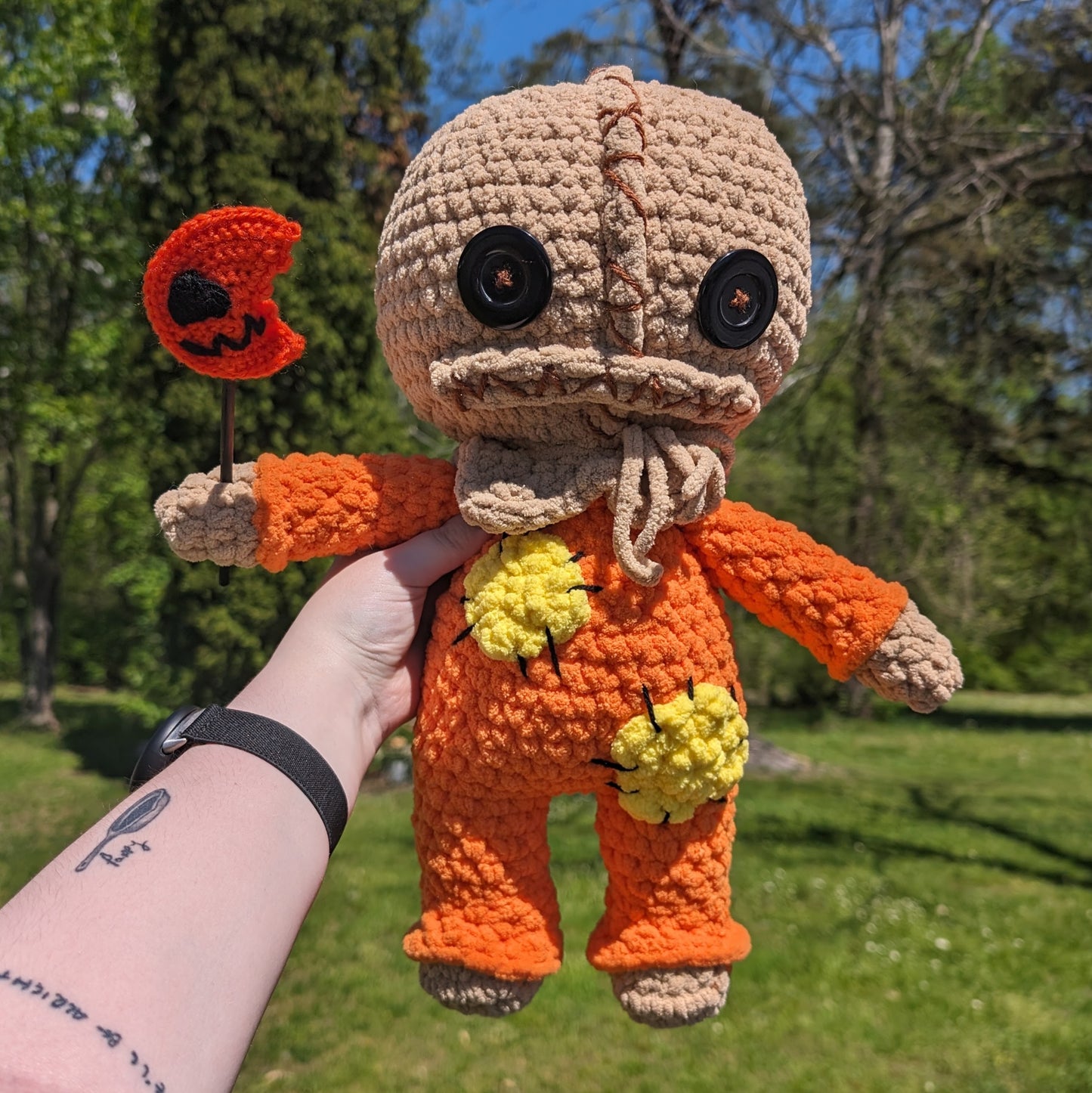 Jumbo Cuddly Slasher Sam Crochet Plushie