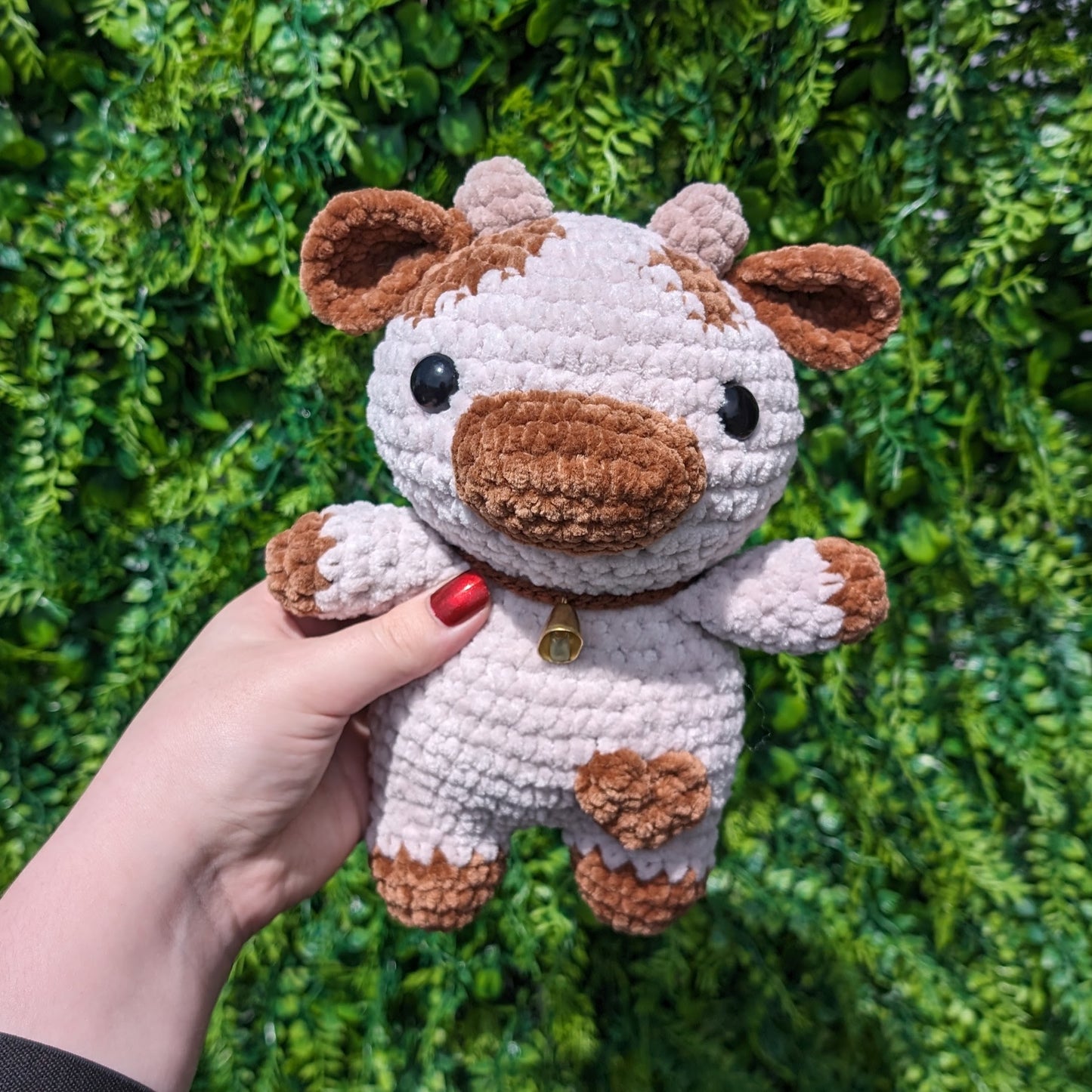 Peluche de vaca de chocolate en crochet [Archivado]