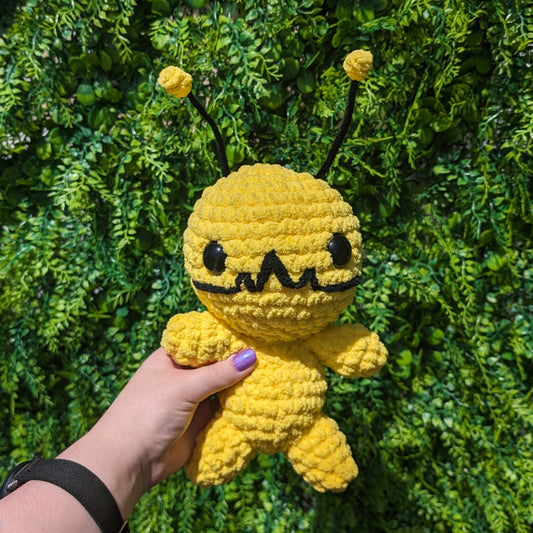 Alien Hominid Crochet Plushie