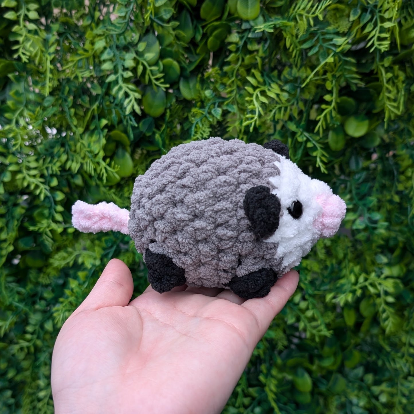 Baby Opossum Crochet Plushie