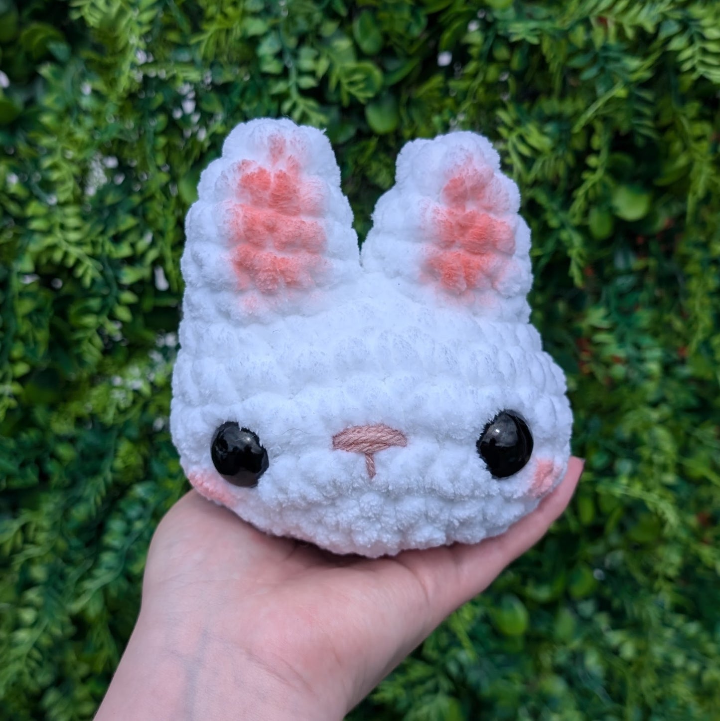 Bunny Head Squish Crochet Plushie [Archived]