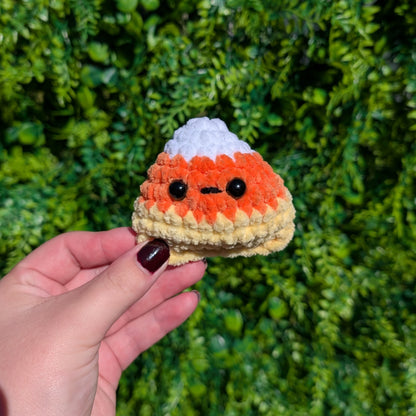Mini Candy Corn, Ghost, or Pumpkin Crochet Plushie