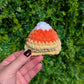 Mini Candy Corn, Ghost, or Pumpkin Crochet Plushie