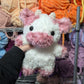 Fluffy Pink Swirl Cow Crochet Plushie