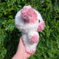 Fluffy Pink Swirl Cow Crochet Plushie