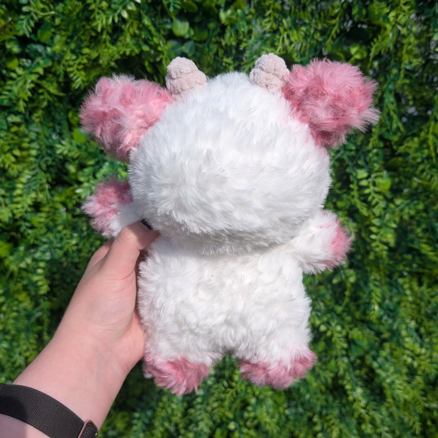 Fluffy Pink Swirl Cow Crochet Plushie