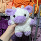 Fluffy Purple Cow Crochet Plushie