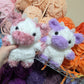 Fluffy Purple Cow Crochet Plushie