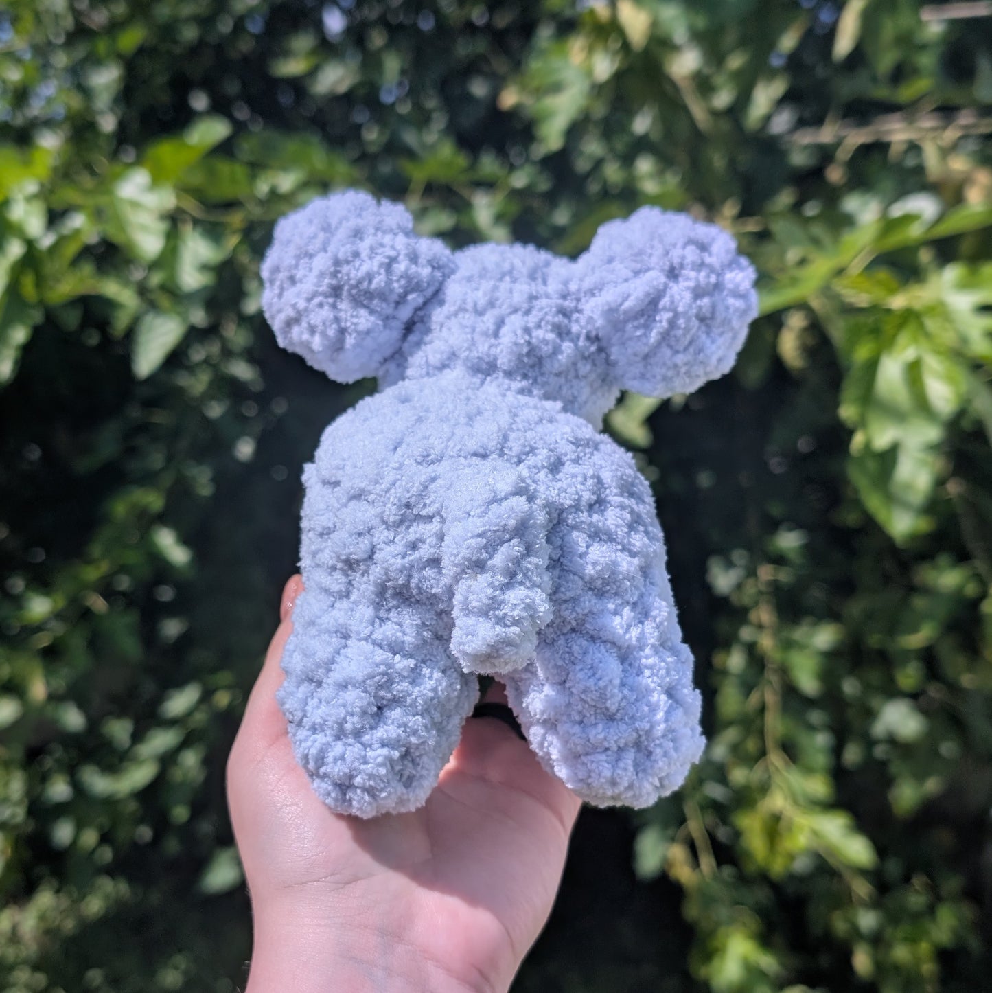 Fuzzy Baby Elephant Crochet Plushie