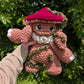 Brown Mossy Shroomkin Mushroom Plushie