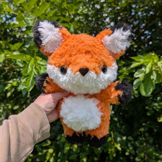 Fluffy Fox Crochet Plushie