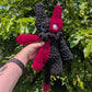 Black & Red Mori the Vessel Crochet Plushie