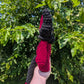 Black & Red Mori the Vessel Crochet Plushie