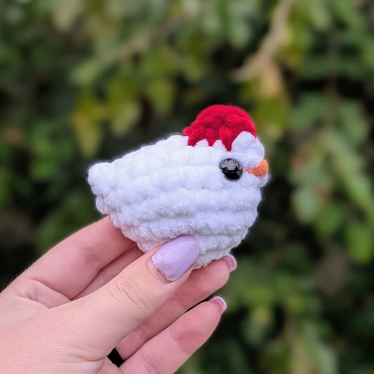 Mini Chicken Crochet Plushie