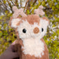 Fluffy Reindeer Crochet Plushie