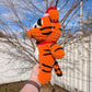 Christmas Tigger Crochet Plushie (removable santa hat & scarf)