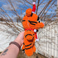 Christmas Tigger Crochet Plushie (removable santa hat & scarf)