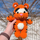 Christmas Tigger Crochet Plushie (removable santa hat & scarf)