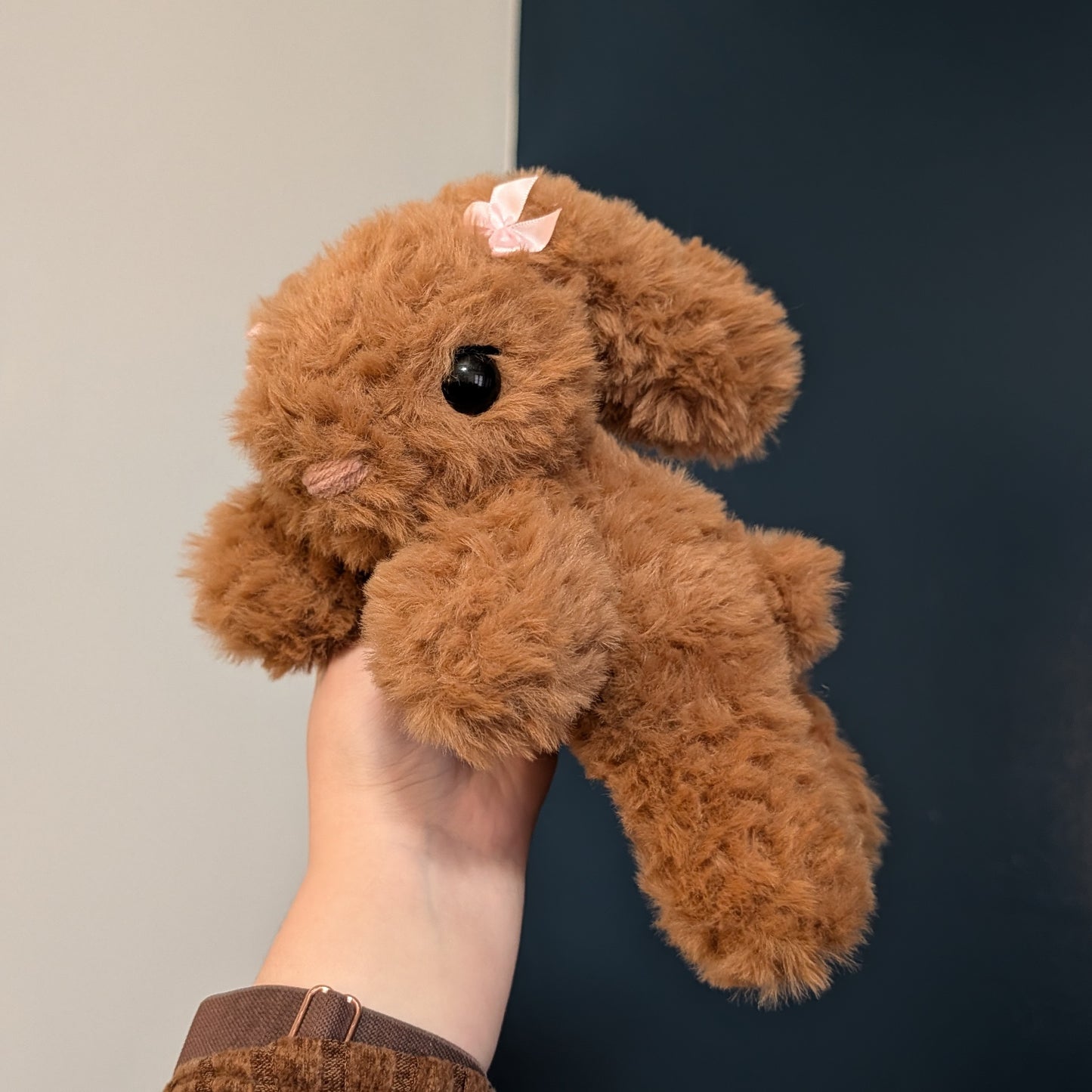 Maple the Fluffy Bunny Crochet Plushie