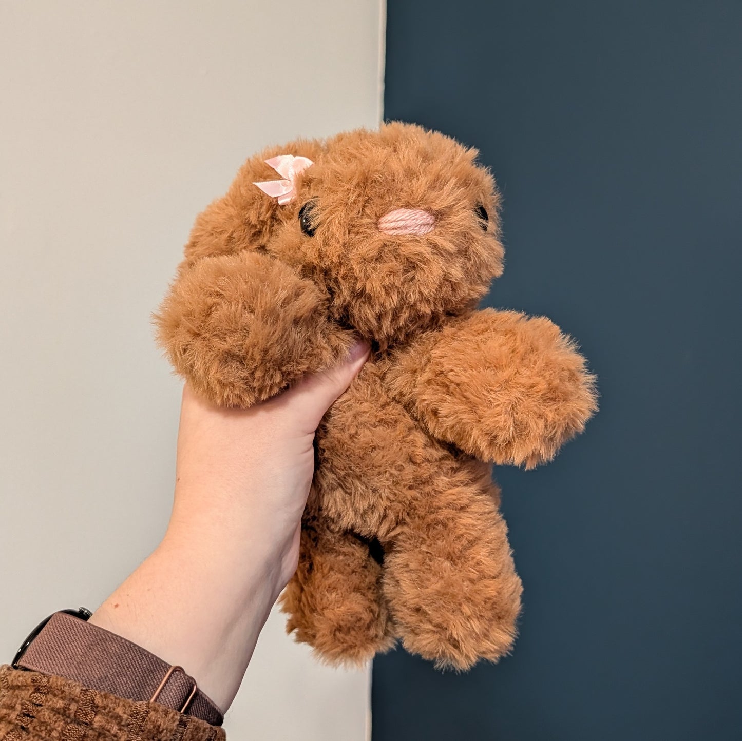 Maple the Fluffy Bunny Crochet Plushie