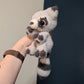 Weighted Fuzzy Raccoon Snuggler Crochet Plushie