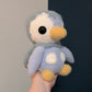 Weighted Fuzzy Water Penguin Crochet Plushie