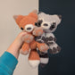 Weighted Fuzzy Raccoon Snuggler Crochet Plushie