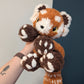 MADE TO ORDER Jumbo Fluffy Red Panda Snuggler Crochet Plushie