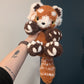 MADE TO ORDER Jumbo Fluffy Red Panda Snuggler Crochet Plushie