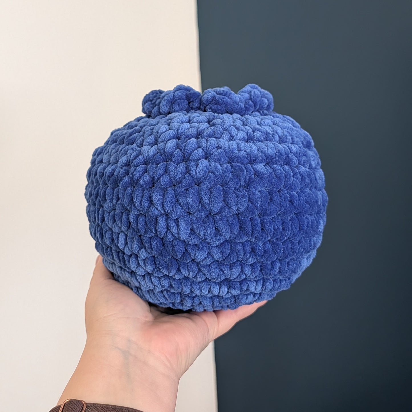 MADE TO ORDER Jumbo Blueberry Crochet Plushie