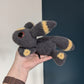 Weighted Fuzzy Dark Fox Crochet Plushie