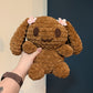 MADE TO ORDER Jumbo Kawaii Japanese Brown Puppy Dog Bunny Crochet Plushie
