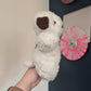 Weighted Fluffy Soup Belly Puppy Dog Crochet Plushie
