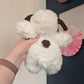 Weighted Fluffy Soup Belly Puppy Dog Crochet Plushie