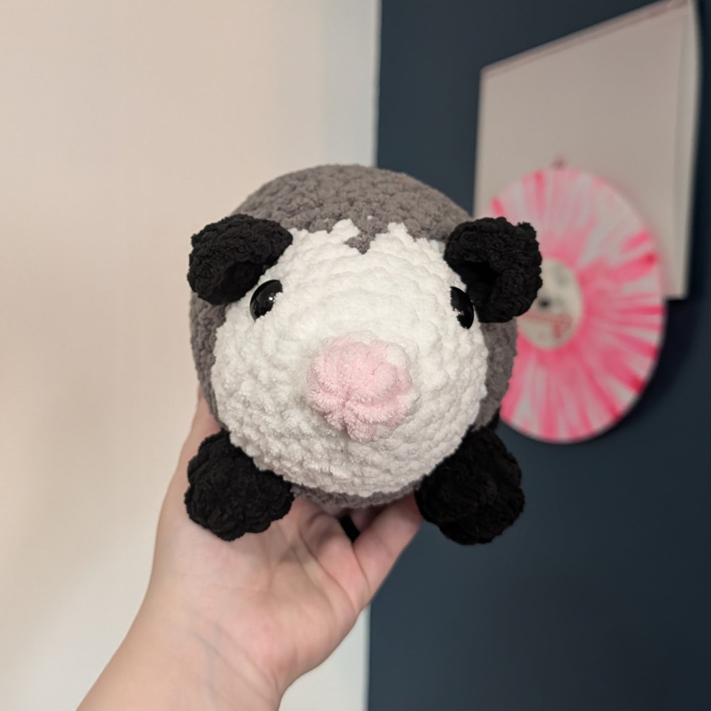 Cowboy or Plain Opossum Crochet Plushie