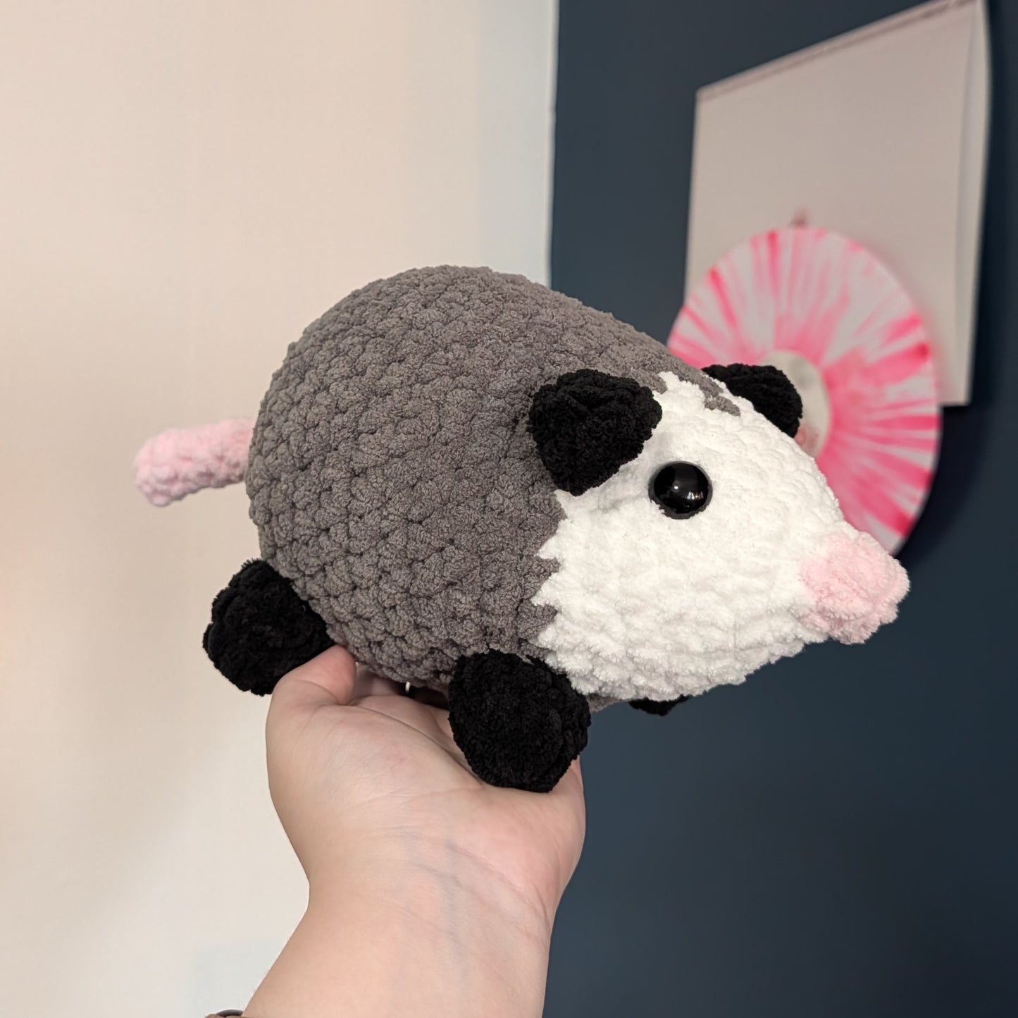 Cowboy or Plain Opossum Crochet Plushie