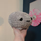 Jumbo Sad Grumpy Rain Frog Crochet Plushie