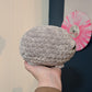 Jumbo Sad Grumpy Rain Frog Crochet Plushie