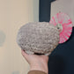 Jumbo Sad Grumpy Rain Frog Crochet Plushie