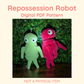 Reposession Robot Crochet Pattern // Digital PDF File - NOT PHYSICAL ITEM